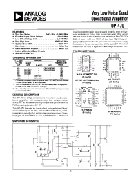 Datasheet OP-470FY manufacturer Analog Devices